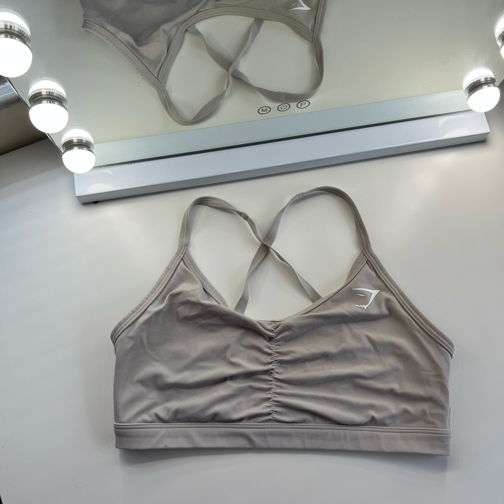 Gymshark ruched sports bra